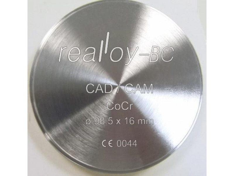 Realloy BC - frézovací kotouč CoCr 98,5x10mm
