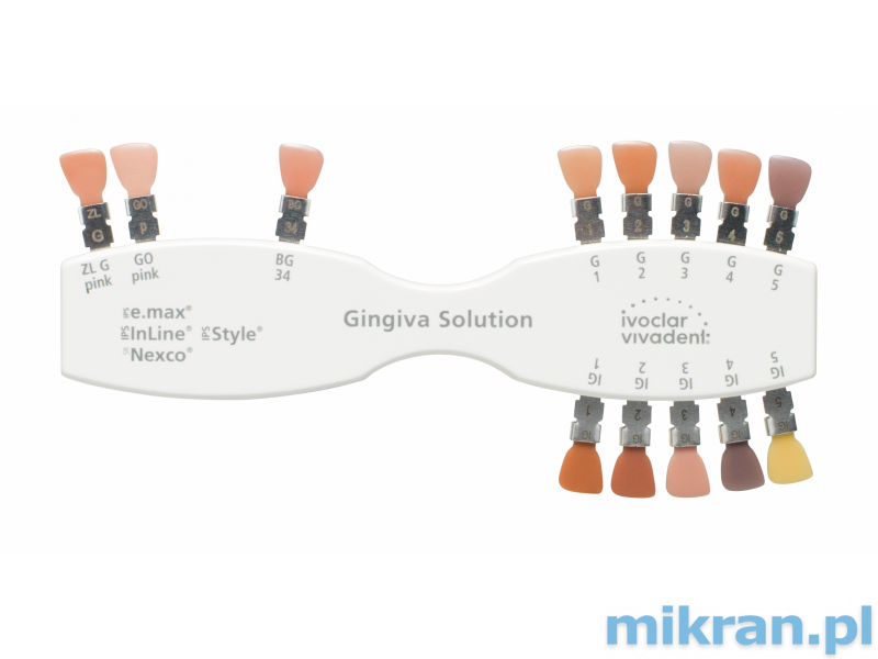 Shade Guide Gingiva Solution