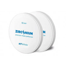Zirkonium HT Bílá 38x12mm. Kupte si libovolné 4 zirkonium zirkonové kotouče a získejte 1 zdarma!