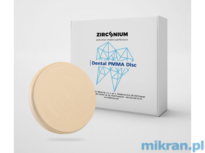 Zirkonium PMMA 98x16mm