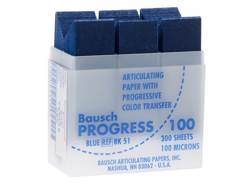 Obdélníkový přenosový papír, modrý, 100u (300ks / kazeta) BK51