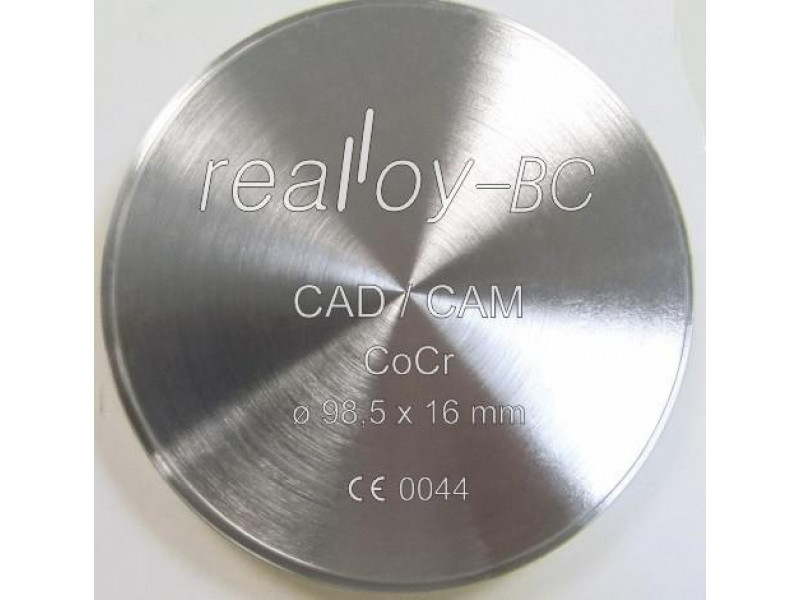 Realloy BC - frézovací kotouč CoCr 98,5x15mm