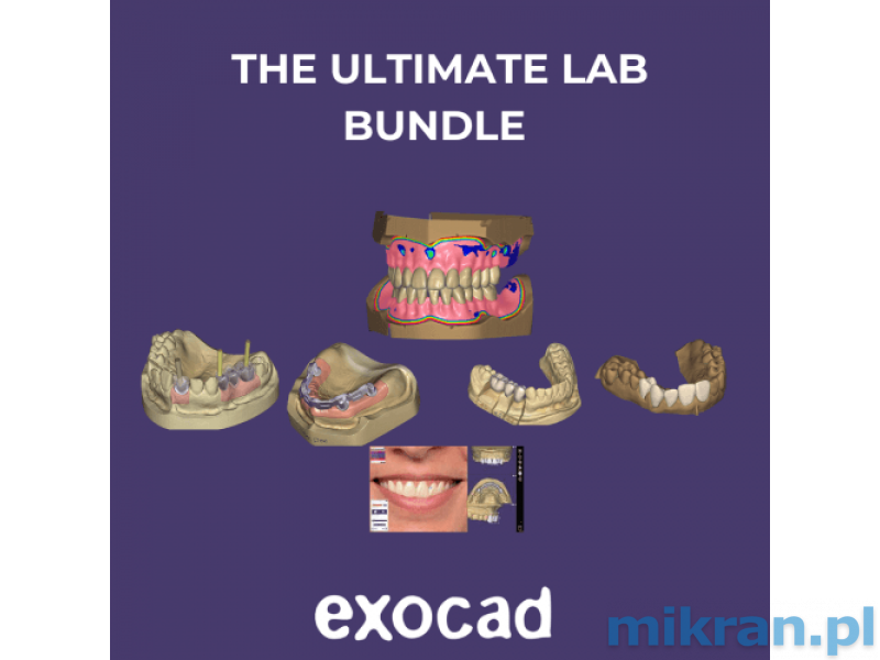 Balíček Exocad Dental CAD Ultimate Lab