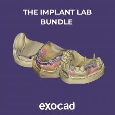 Balíček laboratorních implantátů Exocad Dental CAD