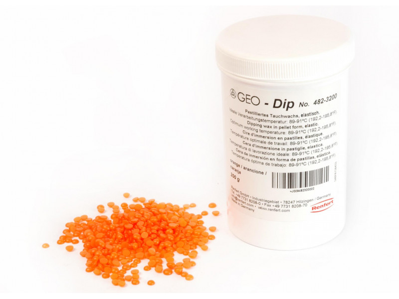 GEO-Dip granulovaný vosk pro techniku máčení oranžový 200g