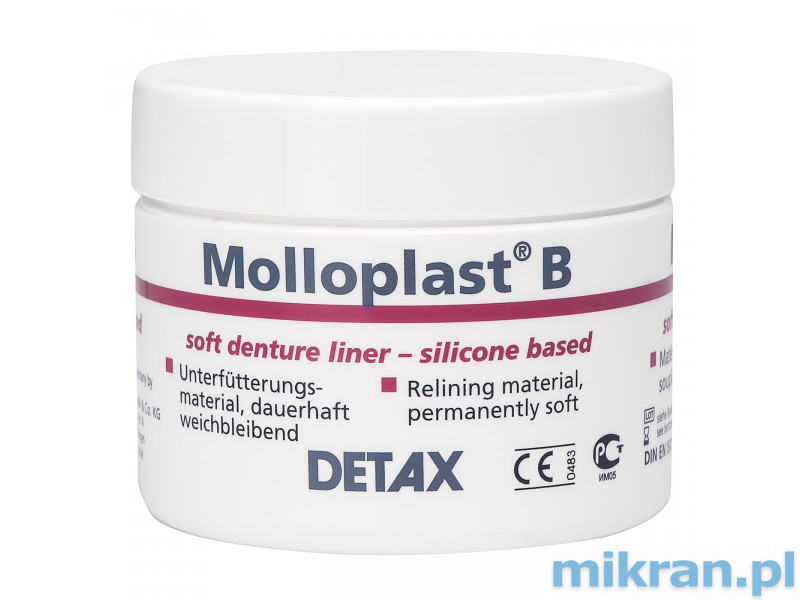 Molloplast B 45g materiál pro vyložení zubní náhrady