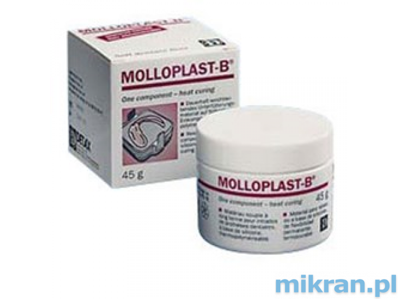 Molloplast B 45g materiál na vyložení zubní protézy Promotion