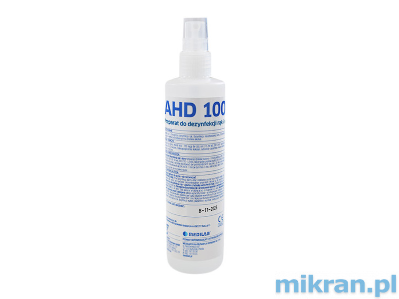 Přípravek na ruce AHD 1000 sprej 250 ml