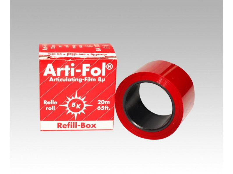 Artikulační fólie Bausch Arti-Fol 8µ červená, doplněk k BK 1021