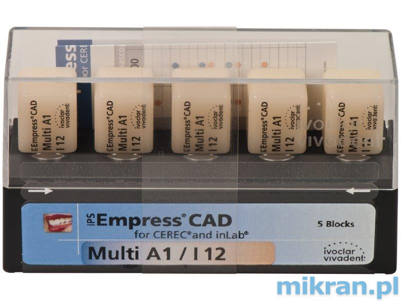 IPS Empress CAD pro Cerec/InLab Multi I12 /5ks