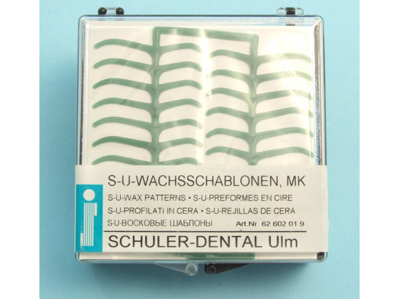 Šablony zubního vosku MK Schuler